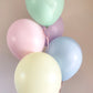 Pastel balloons, Peter Rabbit Party, party balloons, rainbow balloons, pastel rainbow balloons.