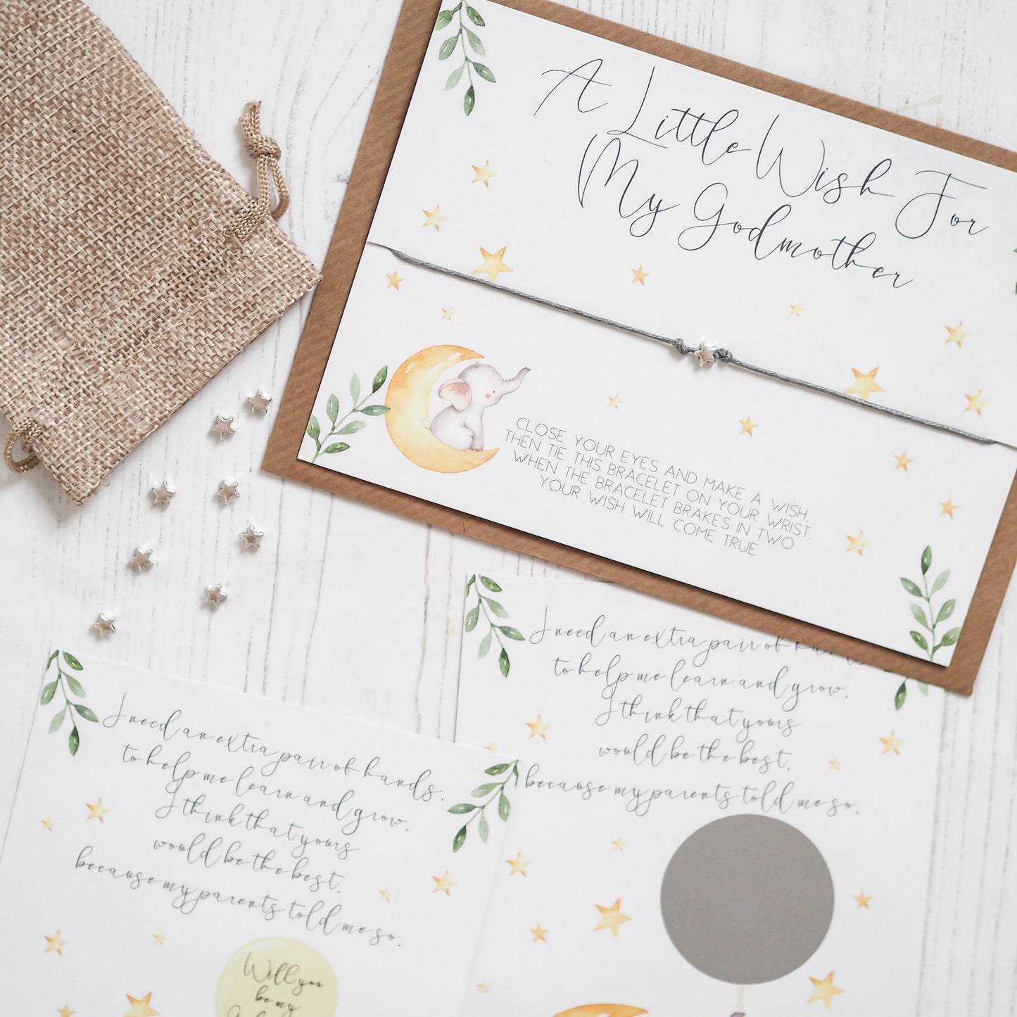 will you be my godmother card, godmother proposal, godmother card, scratch and reveal godmother card,