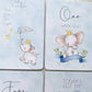 baby milestone cards, elephant, elephant milestone cards, pregnancy, baby shower gift,