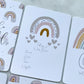 baby milestone cards, rainbow, rainbow milestone cards, pregnancy, baby shower gift, gender neutral gift, rainbow baby, new baby gift