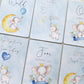 baby milestone cards, elephant, elephant milestone cards, pregnancy, baby shower gift,
