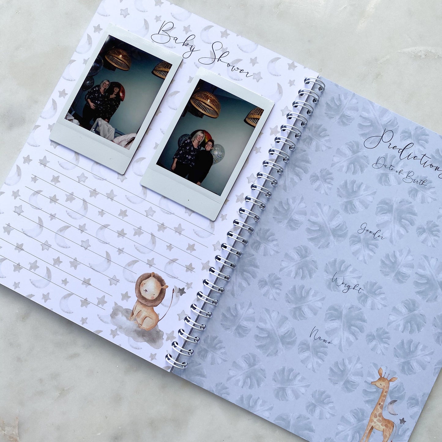 Pregnancy Journal, Pregnancy Planner, Pregnancy Diary, safari, Baby Book, Pregnancy Gift, Pregnancy Milestone, pregnancy announcement