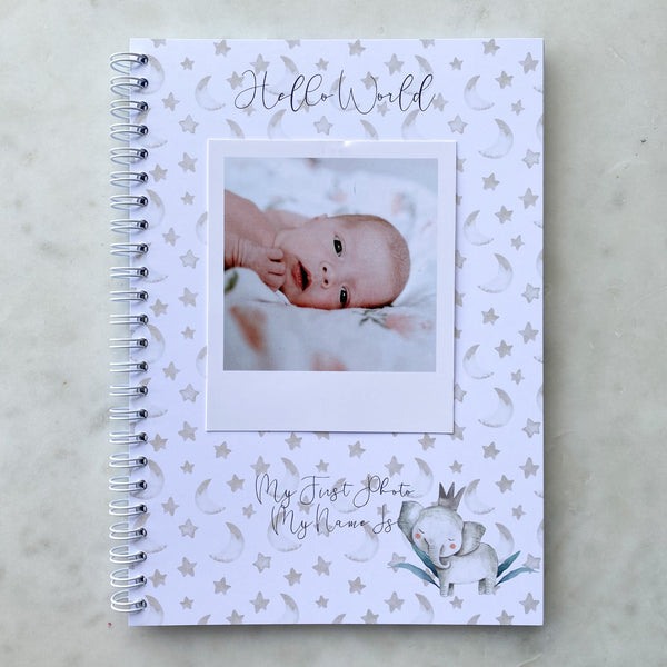 Pregnancy Journal, Pregnancy Planner, Pregnancy Diary, safari, Baby Book, Pregnancy Gift, Pregnancy Milestone, pregnancy announcement