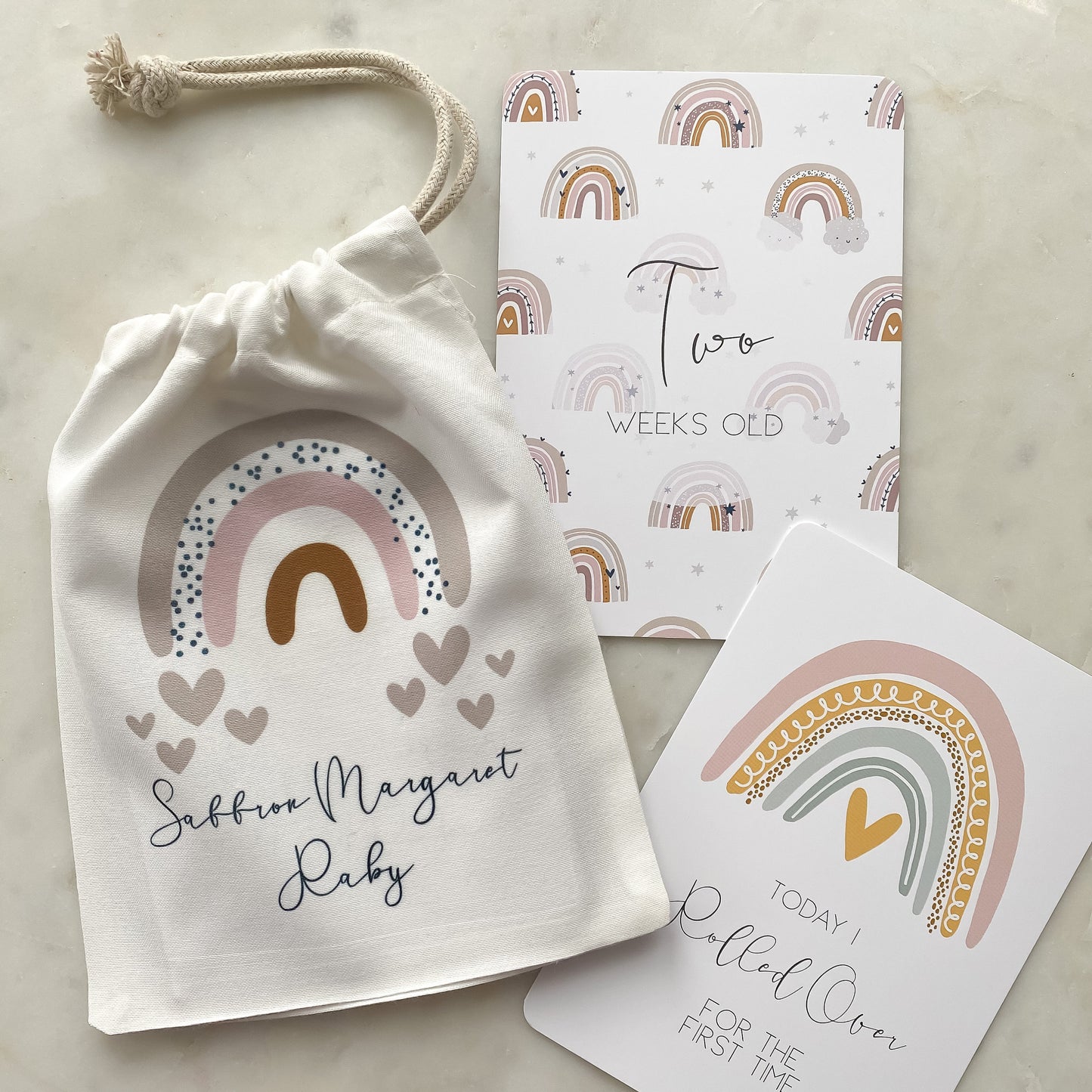 baby milestone cards, rainbow, rainbow milestone cards, pregnancy, baby shower gift, gender neutral gift, rainbow baby, new baby gift
