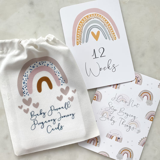 Pregnancy milestone cards, milestone cards, pregnancy announcement, pregnancy gift, pregnancy countdown, mum to be gift, rainbow baby