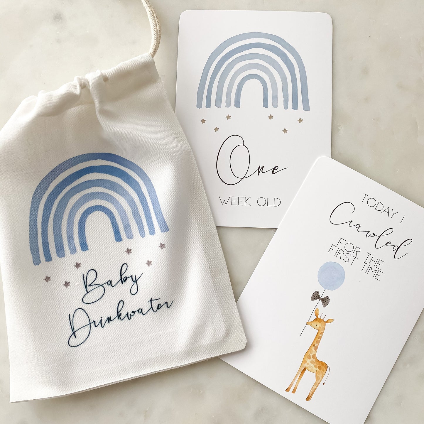 baby milestone cards, rainbow, rainbow milestone cards, pregnancy, baby shower gift, rainbow baby, blue rainbow