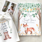 Baby journal, baby book, baby journal and memory book, woodland, baby milestone, pregnancy journal, my first year, my first year book,