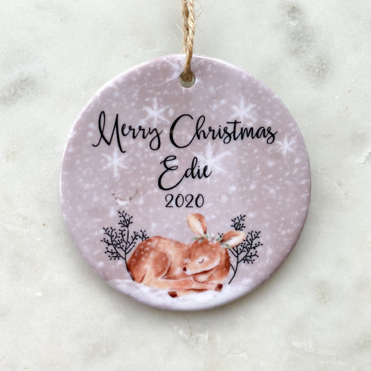 Christmas decoration, fawn