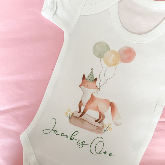 1st birthday bodysuit, birthday vest, birthday bodysuit, 1st birthday outfit, first birthday, one vest, one bodysuit, woodland