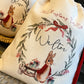 personalised santa sack,  Christmas stocking, rabbit