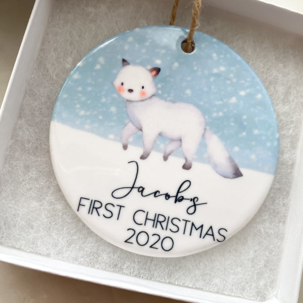 Christmas decoration, first Christmas bauble