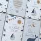 Baby journal, baby book, baby journal and memory book, nautical, baby milestone, pregnancy journal, my first year, new baby gift
