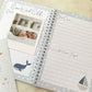 Baby journal, baby book, baby journal and memory book, nautical, baby milestone, pregnancy journal, my first year, new baby gift
