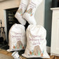 personalised santa sack, gingerbread