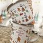 personalised santa sack, gingerbread