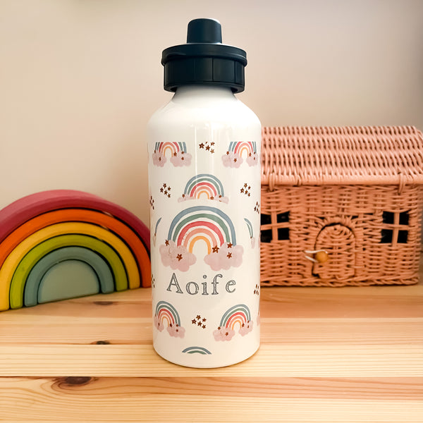 personalised kids water bottle, school water bottle, nursery water bottle, pre school bottle, birthday gift, girls water bottle, gym bottle